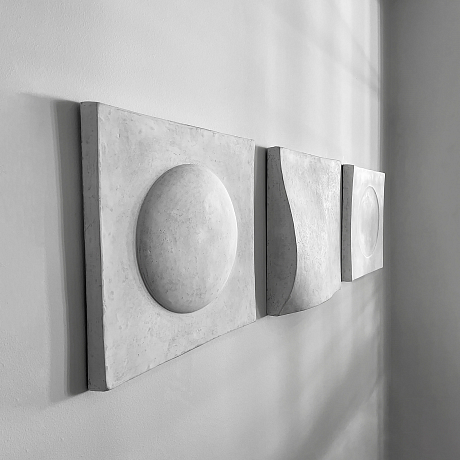 Декор Sculpt Art, Shield -Chalk White